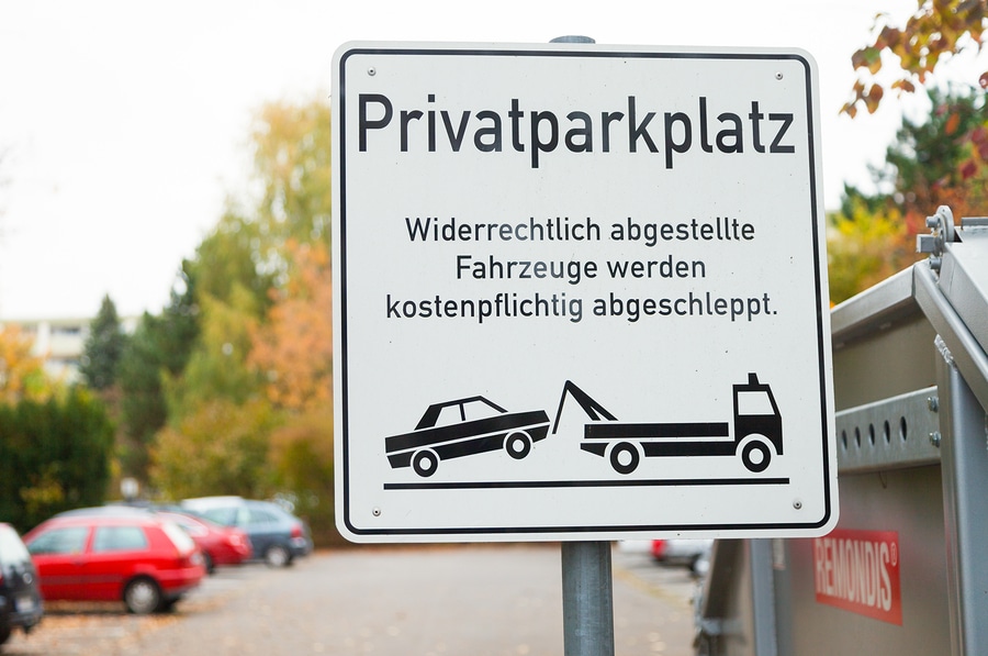 Privatparkplatz