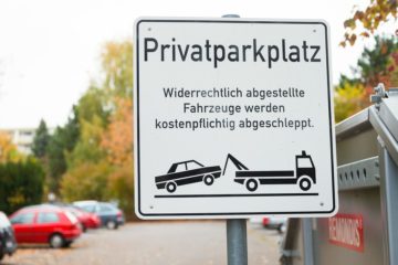 Parken auf einem Privatparkplatz – Unterlassungsanspruch