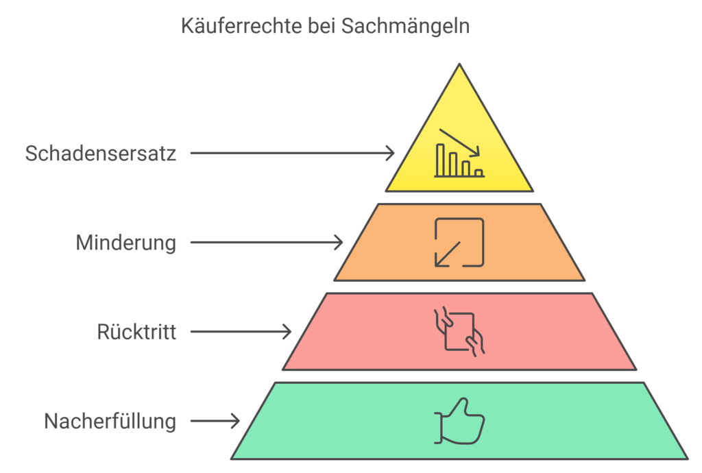 Käuferrechte bei Sachmängel
