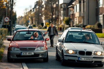 Verkehrsunfall zwischen rechts Einbiegenden und rechts kommenden Vorfahrtsberechtigten