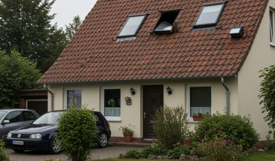Einnistung Waschbärenfamilie im Dach eines Hauses – Haftung