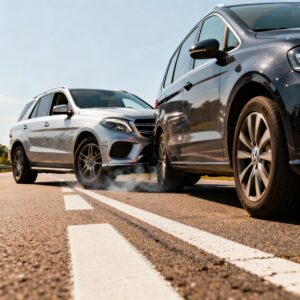 Der Auffahrunfall nach dem Spurwechsel: Die 100 % Haftung des Fahrers ist durch den Anscheinsbeweis kaum zu widerlegen.